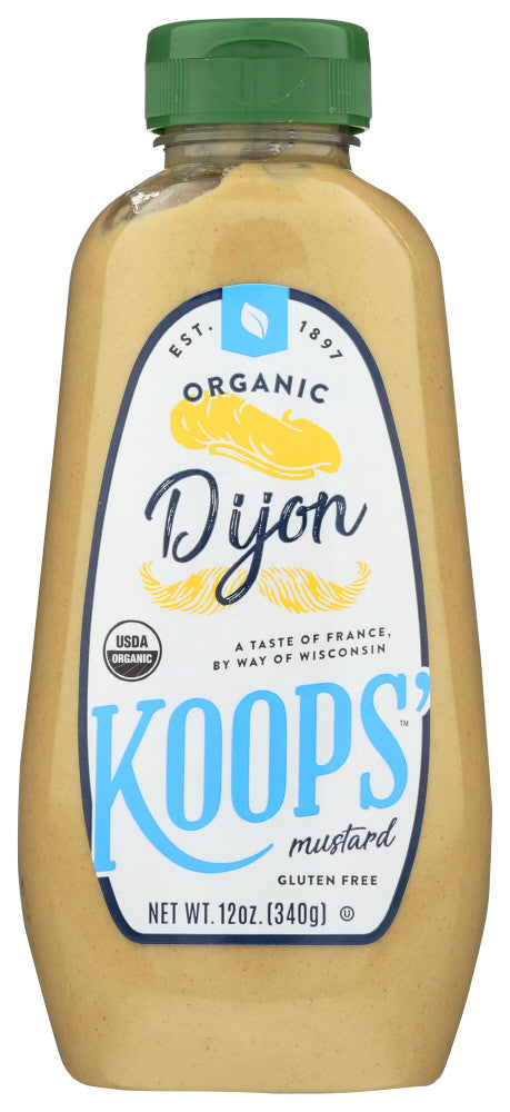 Koops Organic Dijon Mustard (12x12 OZ)-0