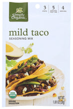 Load image into Gallery viewer, Simply Organic Mild Taco Seasoning Mix (12X1 OZ)-0
