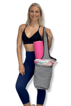 Load image into Gallery viewer, Yoga Mat Carrying Tote Bag with Large Pockets
