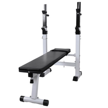 Load image into Gallery viewer, vidaXL Workout Bench with Weight Rack, Barbell and Dumbbell Set 264.6 lb
