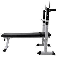 Load image into Gallery viewer, vidaXL Workout Bench with Weight Rack, Barbell and Dumbbell Set 264.6 lb
