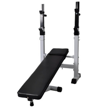 Load image into Gallery viewer, vidaXL Workout Bench with Weight Rack, Barbell and Dumbbell Set 264.6 lb
