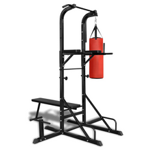 Load image into Gallery viewer, Power Tower with Sit-up Bench and Boxing Bag
