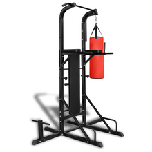 Load image into Gallery viewer, Power Tower with Sit-up Bench and Boxing Bag
