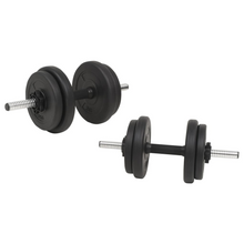 Load image into Gallery viewer, vidaXL Barbell and Dumbbell Set 132.3 lb
