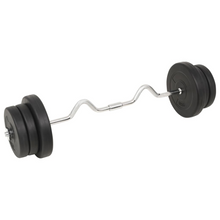 Load image into Gallery viewer, vidaXL Barbell and Dumbbell Set 132.3 lb
