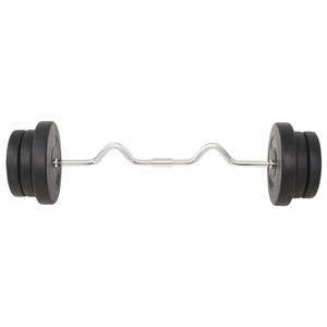 vidaXL Barbell and Dumbbell Set 132.3 lb