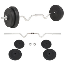 Load image into Gallery viewer, vidaXL Barbell Set 66.1 lb
