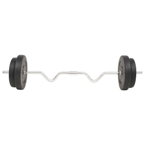 vidaXL Barbell Set 66.1 lb