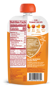 Happy Tot Fiber and Protein, Organic Apple, Peach, Pumpkin and Cinnamon (16x4 OZ)-1