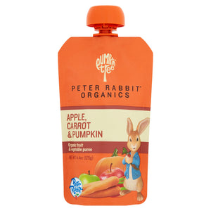 Peter Rabbit Organics Pumpkin Carrot & Apple Fruit Puree (10x4.4 Oz)-0