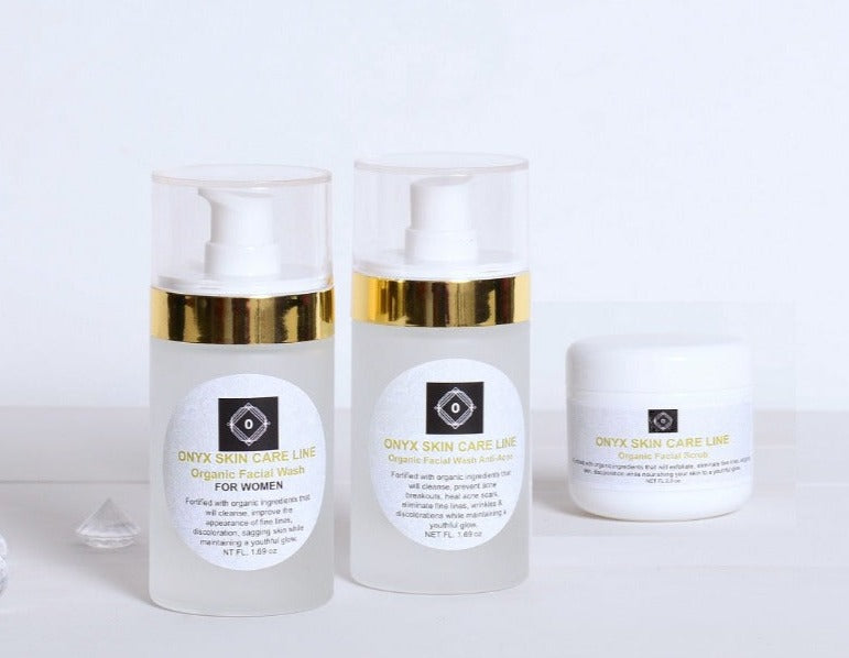 Three Step Facial Renewal and Cleansing System - Facial Wash, Moisturizer & Scrub - For WOMEN -  ITEM CODE: 655255139373-0