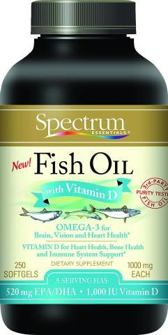 Spectrum Essentials Fish Oil With Vitamin D (1x250 Sgel)-0