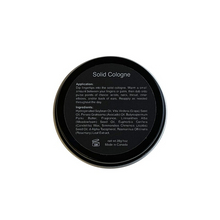 Load image into Gallery viewer, Cedar Tobacco Solid Cologne - Cedar Tobacco | Vegan, All Natural Ingredients
