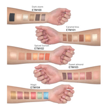 Load image into Gallery viewer, Eyeshadow Palette - Sweet Almond - ETM103 | Paraben Free, Vegan
