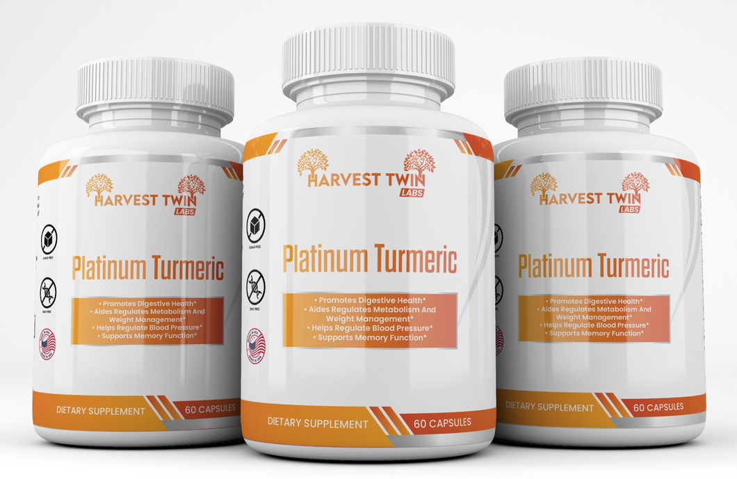 3 Pack  Platinum Turmeric