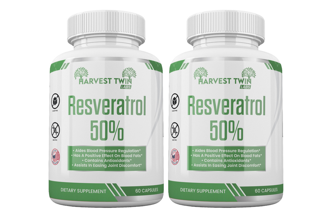 2 Pack Resveratrol 50%