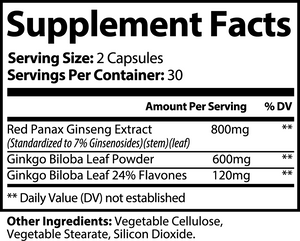 Ginkgo Biloba + Ginseng