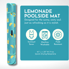 Load image into Gallery viewer, Lemonade Poolside Seating Mat
