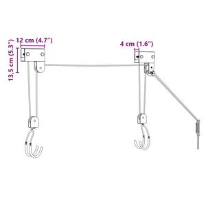 Bike Hoist with Ceiling Mount