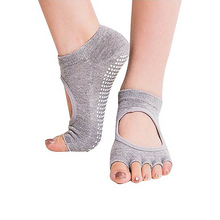 Load image into Gallery viewer, Peep Toe Yoga Socks 3 Pair Pack
