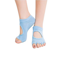 Load image into Gallery viewer, Peep Toe Yoga Socks 3 Pair Pack
