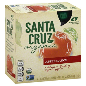 Santa Cruz Organic  Applesauce Original (6X4 Ct)-1