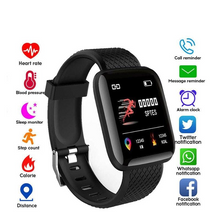 Load image into Gallery viewer, Black Sports Smart Watch for Men &amp; Women
