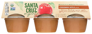 Santa Cruz Organic Cinnamon Applesauce (12x6x4 Oz)-0