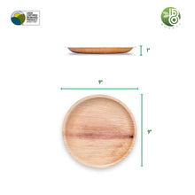 Load image into Gallery viewer, Bosnal - Palm Leaf Biodegradable Plates, 9 inch, Round, 25 Pcs-1
