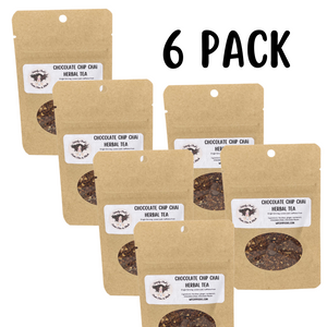 Witchy Pooh's Chocolate Chip Chai Loose Leaf Rooibos Herbal Tea with Real Chocolate Chips!-6