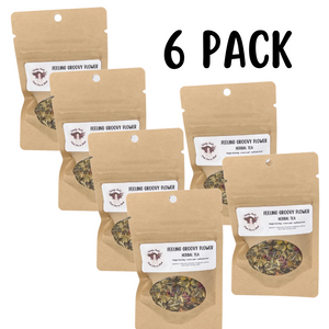 Witchy Pooh's Feeling Groovy Flower Loose Leaf Herbal Tea For Relaxation Caffeine Free-6