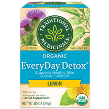 Load image into Gallery viewer, Traditional Medicinals Everyday Organic Lemon Detox (6x16 Bag)-0
