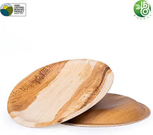 Load image into Gallery viewer, Bosnal - Palm Leaf Biodegradable Plates, 6 inch, Round, 25 Pcs-2
