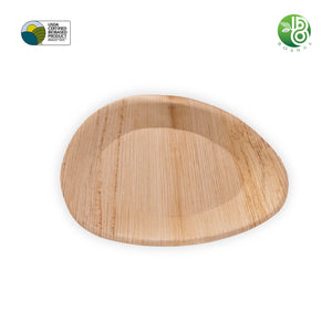 Bosnal - Palm Leaf Biodegradable Plates, 10 inch, Oval, 25 Pcs-3