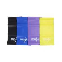 Load image into Gallery viewer, Maji Sports Full Body Exercise &amp; Stretch Bands - Variable Resistance 4 Pack
