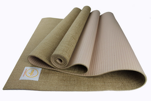 Maji Sports Jute Premium Eco Yoga Mat + Foot Massager