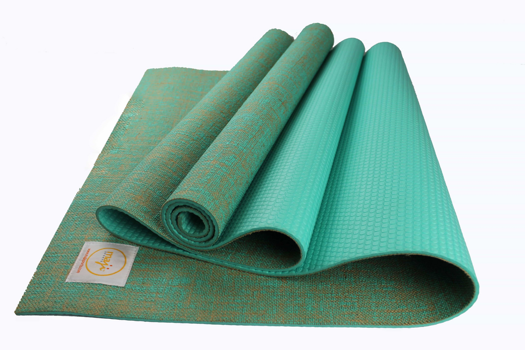 Maji Sports Jute Premium Eco Yoga Mat + Foot Massager