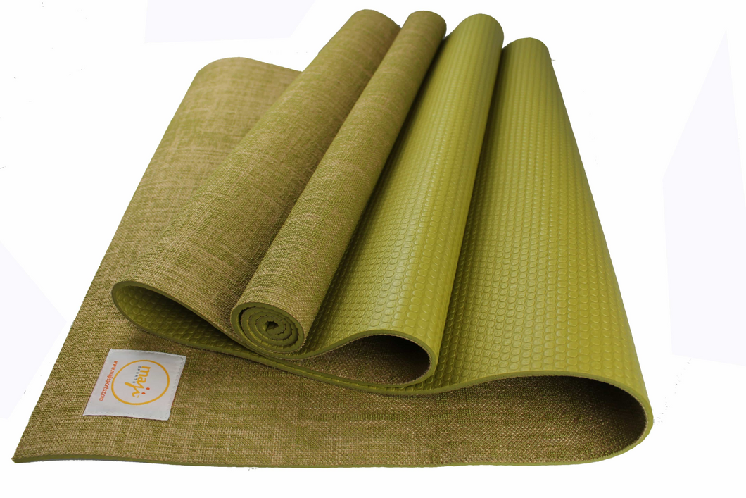 Maji Sports Jute Premium Eco Yoga Mat + Foot Massager