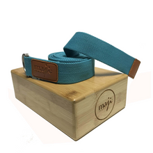 Load image into Gallery viewer, Maji Sports Bamboo Yoga Block &amp; Strap Combo
