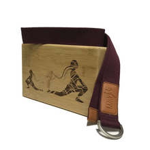 Load image into Gallery viewer, Maji Sports Laser Engraved Bamboo Yoga Block &amp; Strap Combo
