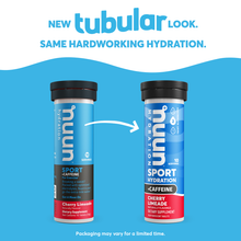 Load image into Gallery viewer, Nuun Active Hydration Energy, Effervescent Electrolyte &amp; Caffeine Supplement, Cherry Limeade (8X10 Ct)-2
