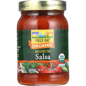 Field Day Organic Medium Salsa (12x16Oz)-0