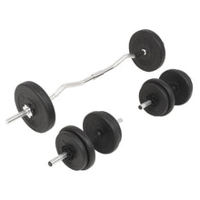 Load image into Gallery viewer, vidaXL Barbell and Dumbbell Set 66.1 lb-1
