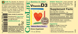 Childlife-Nutrition For Kids Vitamin D3 (1x1OZ )-2