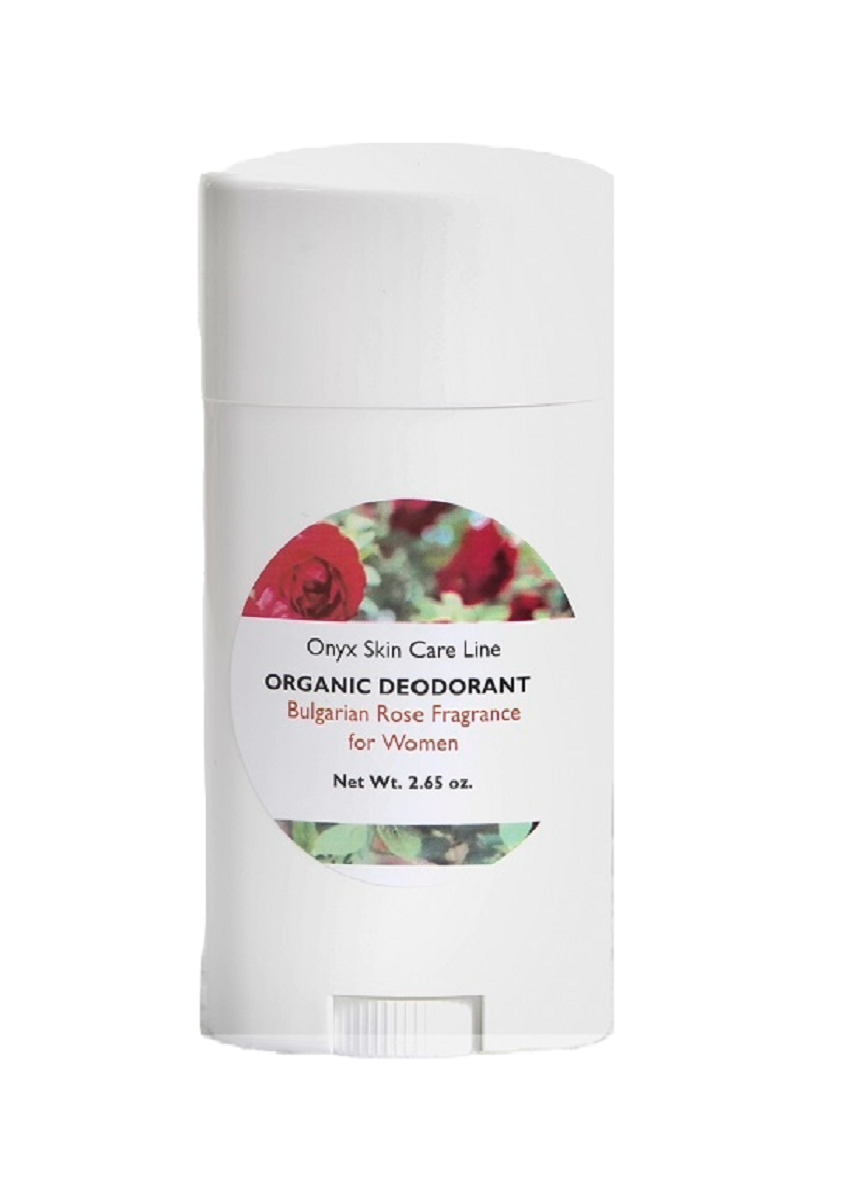 ORGANIC DEODORANT- BULGARIAN ROSE FRAGRANCE - FOR WOMEN ITEM CODE: 601956330885-0