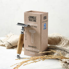 Load image into Gallery viewer, Bamboo Safety Razor | Reusable Bamboo Razor-1
