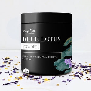 Blue Lotus Powder 100% Pure & Natural - Antioxidant Supplement for Relaxation & Mood Enhancement | Ceylon Organic-3