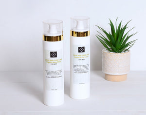 DUO SKIN CARE  ANTI-AGING SYSTEM FOR DRY SKIN- Nourishing Wash and Lotion - Fragrance Free- for MEN -  ITEM CODE: 601950409181-0