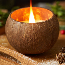 Load image into Gallery viewer, Coconut Shell Candle - Citrus Lime Scent-2
